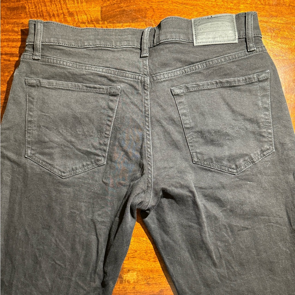 Lucky Brand Men's 121 Slim Straight Black Jeans